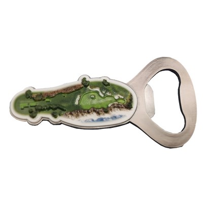 3DUV Metal Bottle Opener with Full Color Imprint