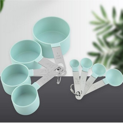 8pcs Measuring Spoon And Measure Cup Set