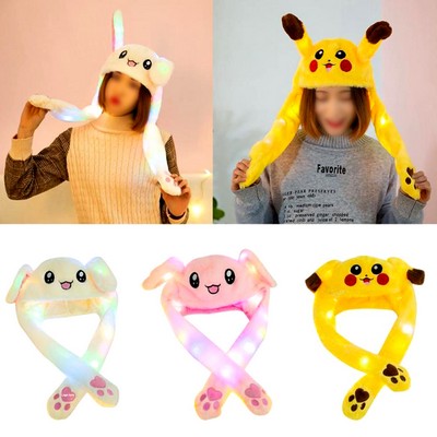 Plush Animal Hat w/Squeezy Paws