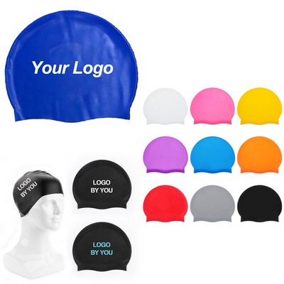 Unisex Silicone Swim Cap