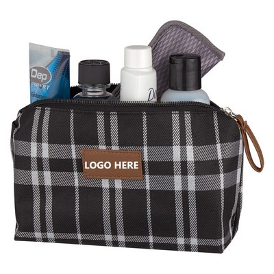 Plaid Cosmetic Bag