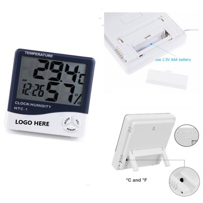 Digital Thermometer, Hygrometer, and Alarm Clock