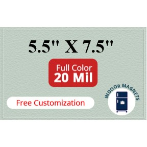 Magnets - 5.5x7.5 Square Corners - 20 mil - 4 Color Process