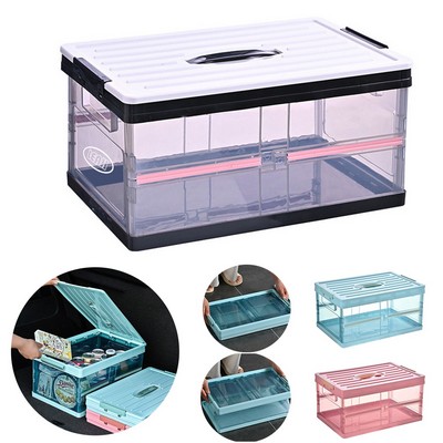 Foldable Storage Bin With Lid