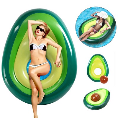 Inflatable Avocado Pool Float