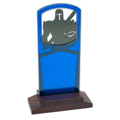 Christlike Award Natural Wood Base