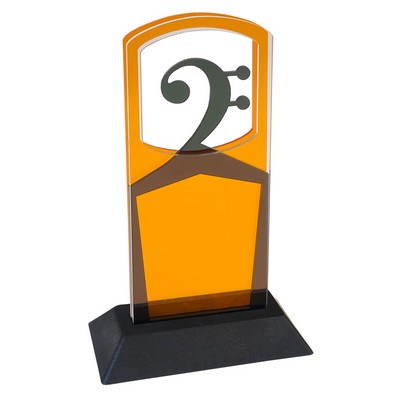 Music – Bass Clef Award Plastic Base