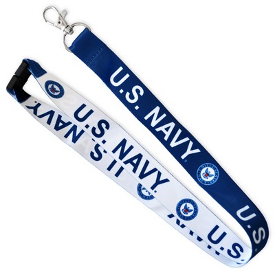 Officially Licensed U.S. Navy Printed Lanyard