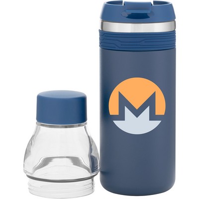 16.9 oz h2go Orion Travel Tumbler Water Bottle (Matte Navy)