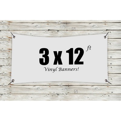 Custom 3' x 12' Vinyl Banners