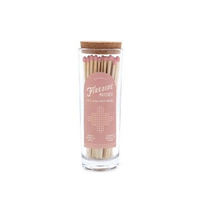 Fireside Tall Safety Matches With Blush Tip