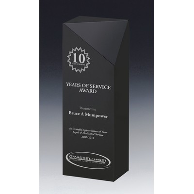 Dover Tower Crystal Award, 7 7/8"H