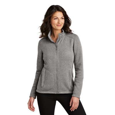 Port Authority® Women's Arc Sweater Fleece Jacket