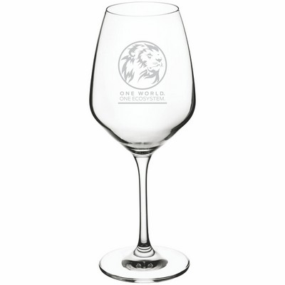 Laser Engraved Acopa Radiance 19 oz. Bordeaux Wine Glass