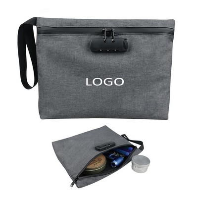 Odor Resistant Fabric Stash Bag w/3 Digit Combination Lock