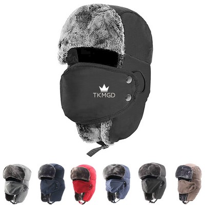 Warm Winter Hat With Removable Windproof Mask