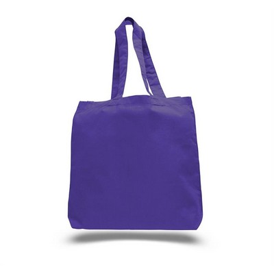 Cotton Tote Bag with Bottom Gusset