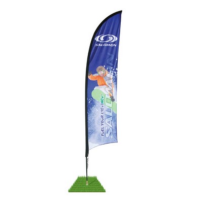 13' Shark Fin Wind Flag Only - Single Sided