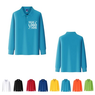 Long Sleeve Polo Shirt