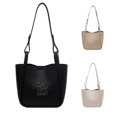 PU Leather Large Capacity Crossbody Bag For Women