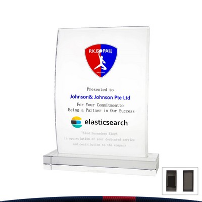 Rosam Curved Rectangle Award - SMALL