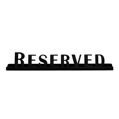Laser Cut Black Onyx Table Sign (Reserved)