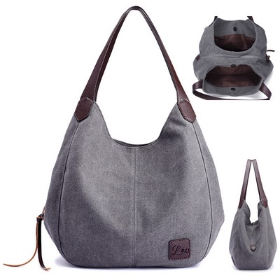 Women'S Multi-Pocket Shoulder Bag