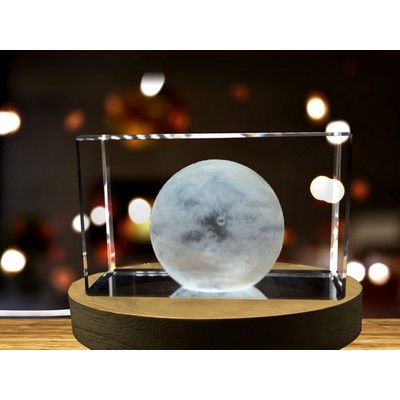 Makemake 3D Engraved Crystal Novelty Decor