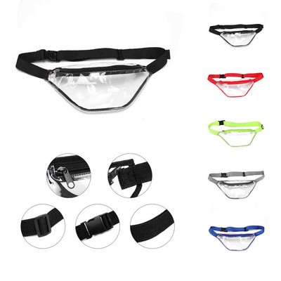 Clear PVC Outdoor Sports Chest Bag