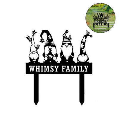 Garden Gnome Yard Stake