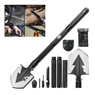 Shovel With Heavy Duty Carbon Steel Head