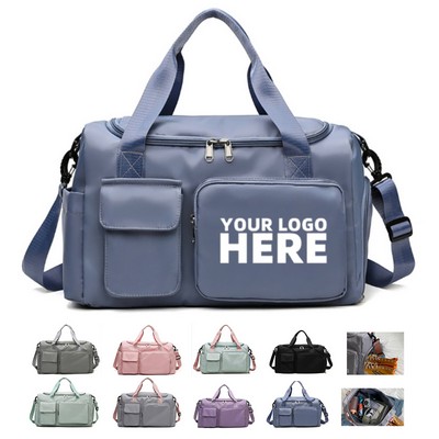 Unisex Dry And Wet Separation Travel Bag