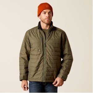Ariat® Men's Beetle Green Rebar® Cordura® Ripstop Lightweight Jacket