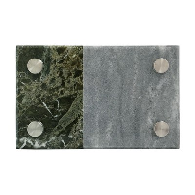 Jade Leaf Green/Gray Combination Marble Sign (8"x?"x5")