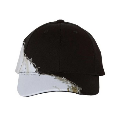 Kati Licensed Camo Cap w/Barbed Wire Embroidery