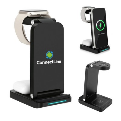 3-in-1 15W Wireless Charging Stand