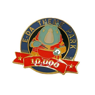 1-Inch Epoxy Custom Die-Cut Pins