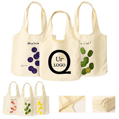 Self-Attaching Handle Canvas Bag