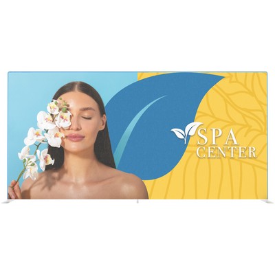 EZ Tube 20' x 10' Straight Single Sided with White Back Fabric