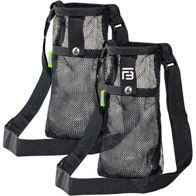 Collapsible Water Bottle Holder with Strap