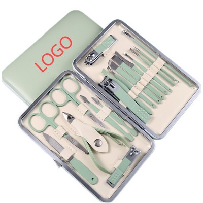 Signature 16-Piece Professional Grooming Kit in Elegant Travel Case