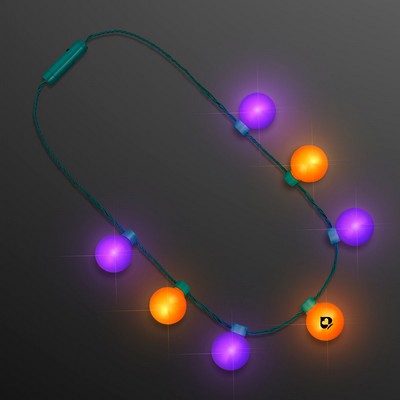 Halloween Light Globes Party Necklace - PRINTED