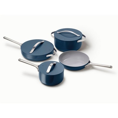 Caraway Non-Toxic Nonstick Ceramic Cookware Set Navy