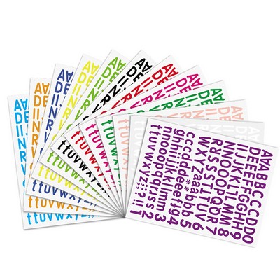 Alphabet and Number Stickers