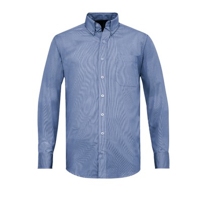 AZZAR Men's Micro Grid Thai Shirt