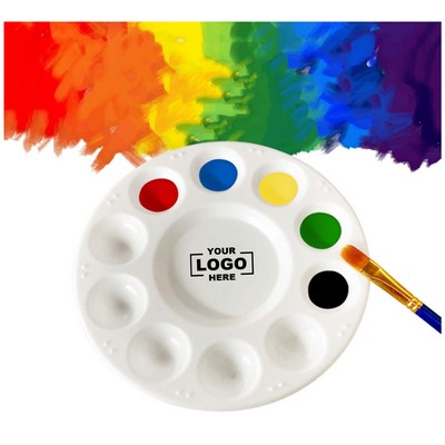 Kids' Plastic Paint Palettes for Art and Crafts