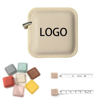 Square Leather Tape Measure