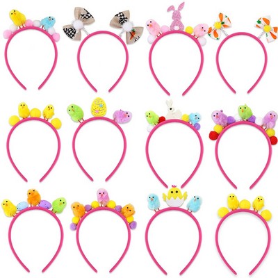 Plush Chick and Egg Easter Party Headband