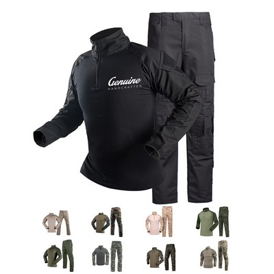 Men's Tactical Combat Set Camo Military Uniform