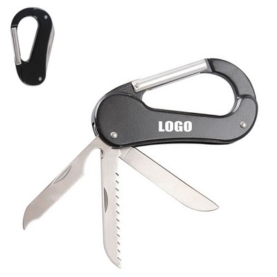 Carabiner Knife Saw Versatile Multi Tool